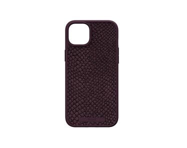 Njord byELEMENTS Salmon Leather Etui do iPhone 15 Plus z MagSafe - Bordowe – Outlet
