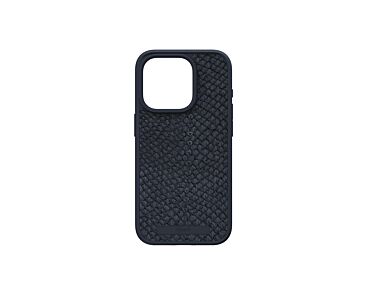 Njord byELEMENTS Salmon Leather Etui do iPhone 15 Pro z MagSafe - Czarne