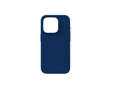 Njord byELEMENTS Suede Etui zamszowe do iPhone 15 Pro z MagSafe - Ciemnoniebieskie - Outlet
