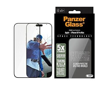 PanzerGlass Ceramic Szkło ochronne ceramiczne do iPhone 16 Pro Max