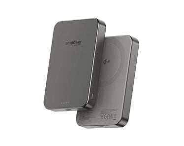 PanzerGlass Empower Powerbank magnetyczny 10000mAh kompatybilny z MagSafe - Tytanowy