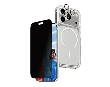 PanzerGlass Zestaw 3w1 Szkło prywatyzujące + szkło na obiektyw + etui do iPhone 18 Pro - Przezroczyste-1.jpg