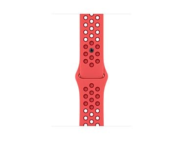 Apple Pasek sportowy Nike w kolorze Bright Crimson/Gym Red do Apple Watch do koperty 45 mm - rozmiar uniwersalny