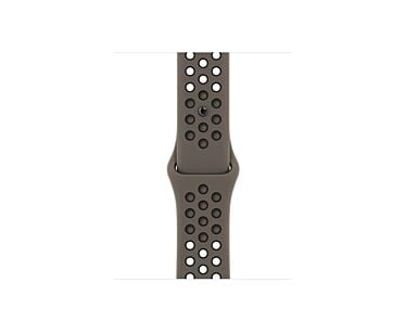Apple Pasek sportowy Nike w kolorze Olive Grey/czarnym do Apple Watch do koperty 41 mm - rozmiar uniwersalny