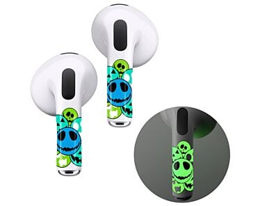 RockMax Art Skins Naklejki na AirPods 3 - Emoji Glow