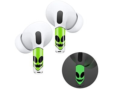 RockMax Art Skins Naklejki na AirPods Pro / Pro 2 - Skull Glow