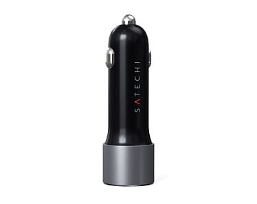Satechi Ładowarka samochodowa pod gniazdo zapalniczki 72W Gwiezdna szarość (Space Gray)