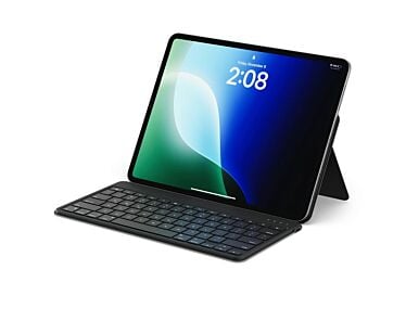 Satechi OntheGo Klawiatura bezprzewodowa do trzech urządzeń z podstawką czarna -1.jpg