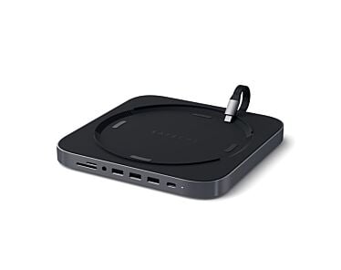 Satechi USB-C Aluminiowy stojak HUB do Mac Mini Gwiezdna szarość (Space Gray)
