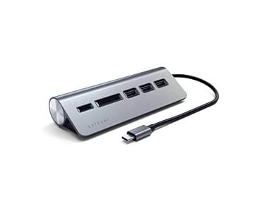 Satechi USB-C HUB / USB 3.0 / z czytnikiem kart SD Gwiezdna szarość (Space Gray)