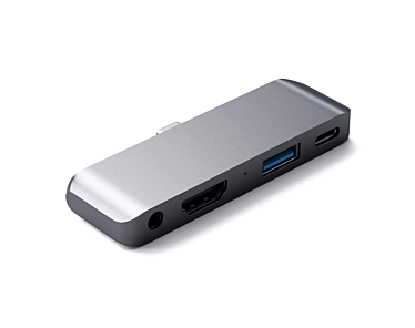 Satechi USB-C Mobile PRO HUB do iPada Pro Space Gray (gwiezdna szarość)
