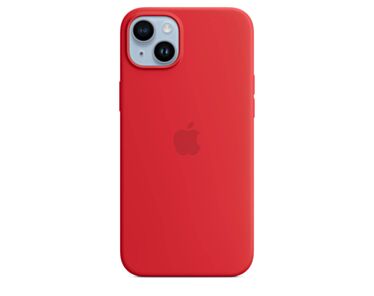 Silikonowe etui z MagSafe do iPhone’a 14 Plus – (PRODUCT)RED