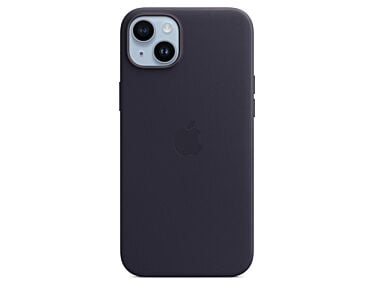Skórzane etui z MagSafe do iPhone’a 14 Plus – atramentowe