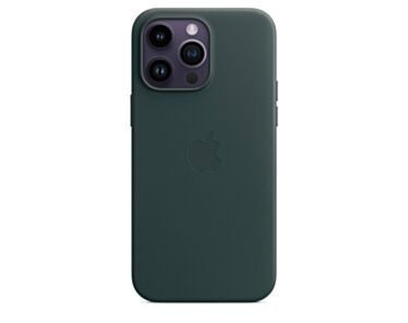 Skórzane etui z MagSafe do iPhone’a 14 Pro Max – leśna zieleń