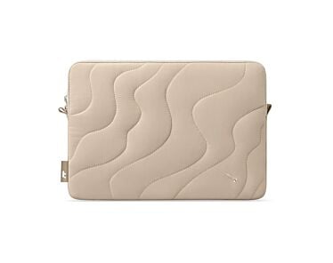Tomtoc Terra-A27 Pikowany pokrowiec na MacBooka Air 13 - Piaskowy (Natural Sand)-1.jpg