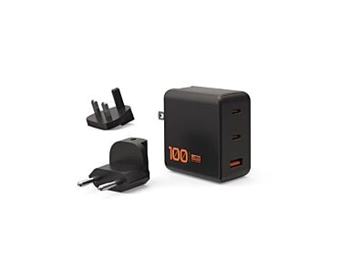 UAG SRGE Charger Ładowarka sieciowa 100W : 2x USB-C + USB-A - Czarna-1.jpg