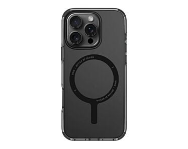 UNIQ Clario Etui do iPhone 16 Pro Max kompatybilne z MagSafe - Czarne