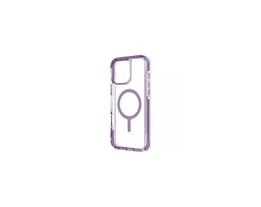 UNIQ Combat Etui do iPhone 16 Plus kompatybilne z MagSafe - Przezroczyste / Różowe
