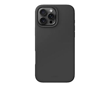 UNIQ Lino Hue Etui silikonowe do iPhone 16 Pro Max kompatybilmne z MagSafe - Grafitowe
