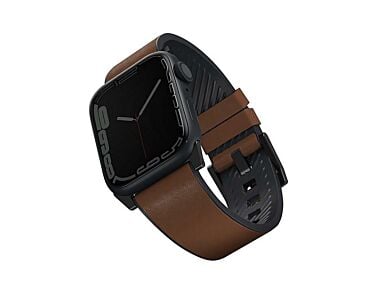 UNIQ Straden Leather Hybrid Pasek do Apple Watch 42/44/45 mm - Brązowy