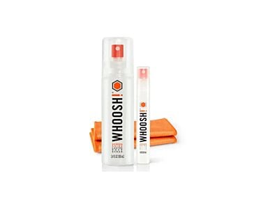 Whoosh Duo Spray do czyszczenia ekranów 100ml + spray 8ml + 2 ściereczki z microfibry