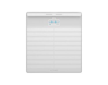 Withings Body Scan Waga z analizą składu masy ciała oraz pomiarem tętna. Wyrób medyczny - Biała