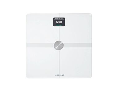 Withings Body Smart Waga łazienkowa z analizą składu masy ciała. Wyrób medyczny - Biała