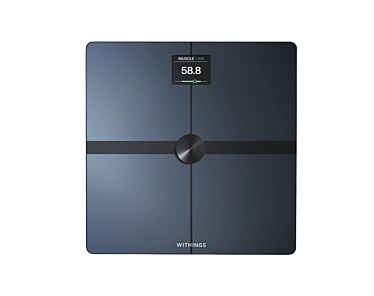 Withings Body Smart Waga łazienkowa z analizą składu masy ciała. Wyrób medyczny - Czarna
