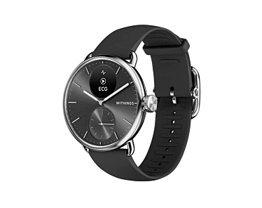 Withings Scanwatch 2 Zegarek z kopertą 38mm /funkcja EKG / pomiarem pulsu / SPO2 / mierzenie aktywności fizycznej i snu - Czarny