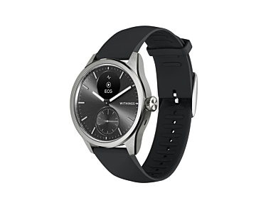 Withings Scanwatch 2 Zegarek z kopertą 42mm /funkcja EKG / pomiarem pulsu / SPO2 / mierzenie aktywności fizycznej i snu - Czarny