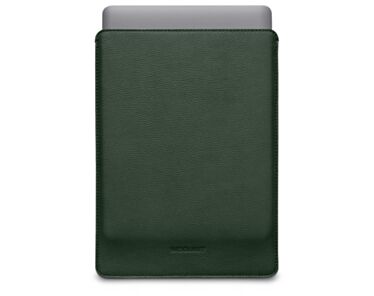 Woolnut - skórzany pokrowiec do MacBook Pro i Air 13" (zielony)