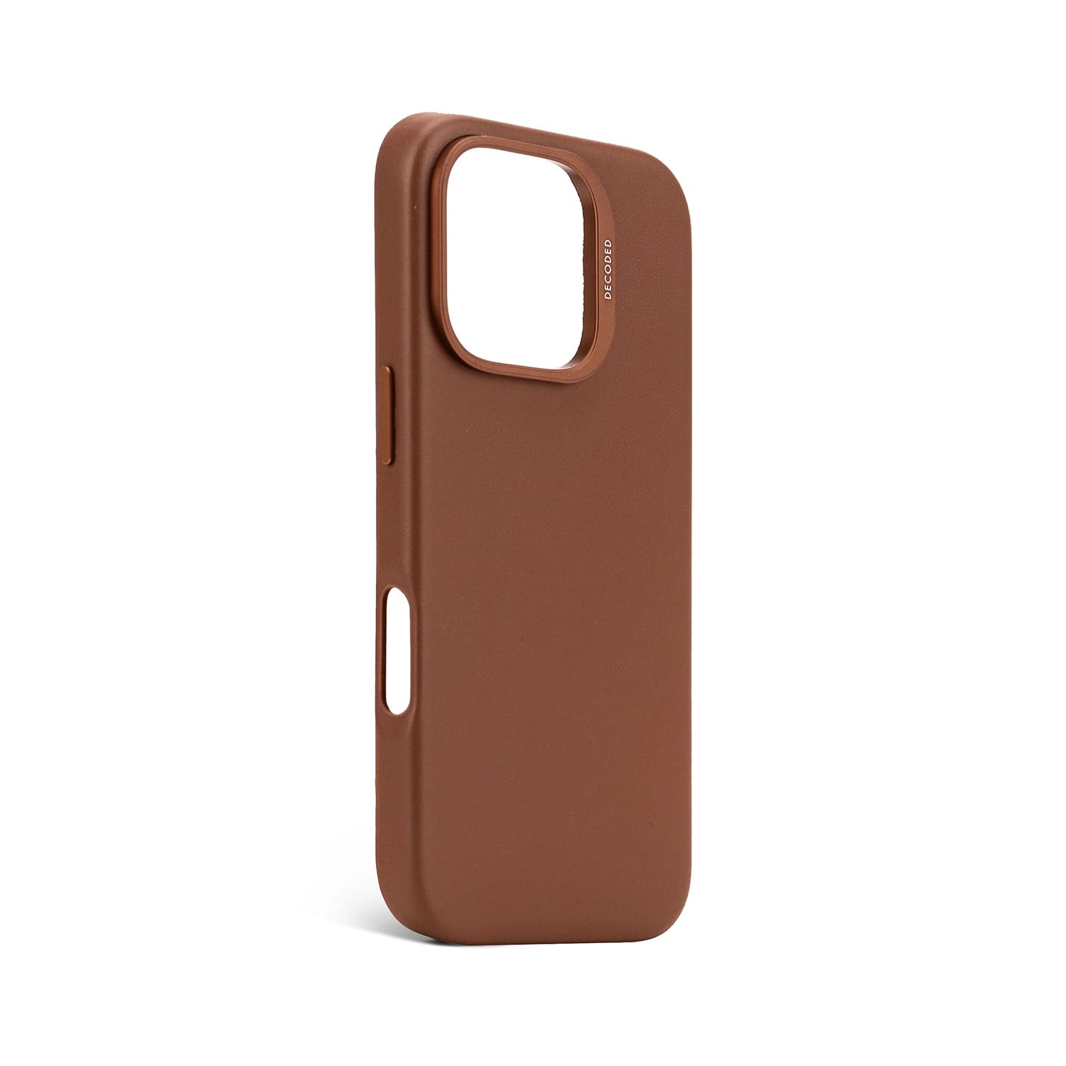 Decoded Leather Backcover Etui skórzane do iPhone 16 Pro kompatybilne z MagSafe - Brązowe Decoded Leather Backcover Etui skórzane do iPhone 16 Pro kompatybilne z MagSafe - Brązowe