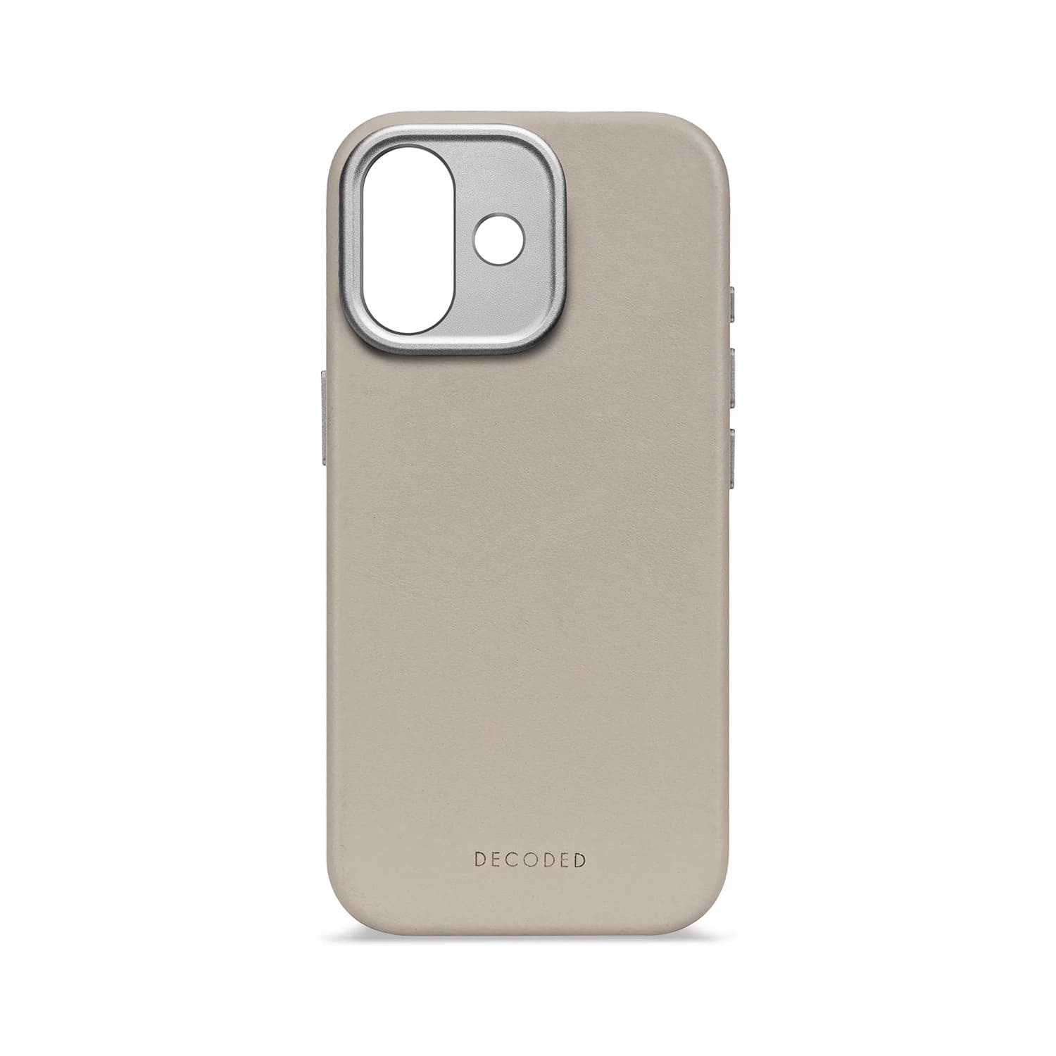 Decoded Leather Backcover Etui skórzane do iPhone 17 kompatybilne z MagSafe - Beżowe Decoded Leather Backcover Etui skórzane do iPhone 17 kompatybilne z MagSafe - Beżowe