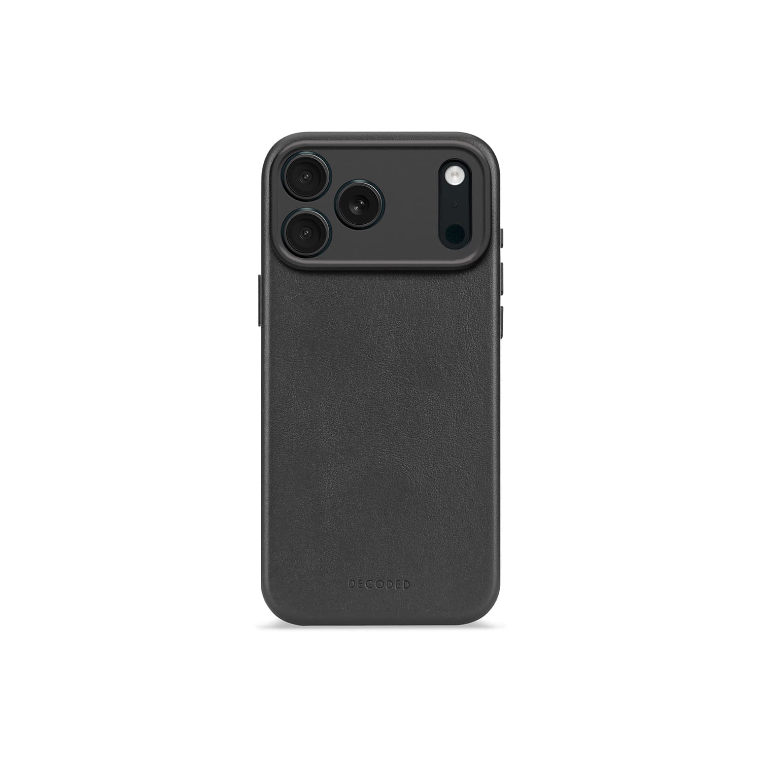Decoded Leather Backcover Etui skórzane do iPhone 17 Pro kompatybilna z MagSafe - Czarne