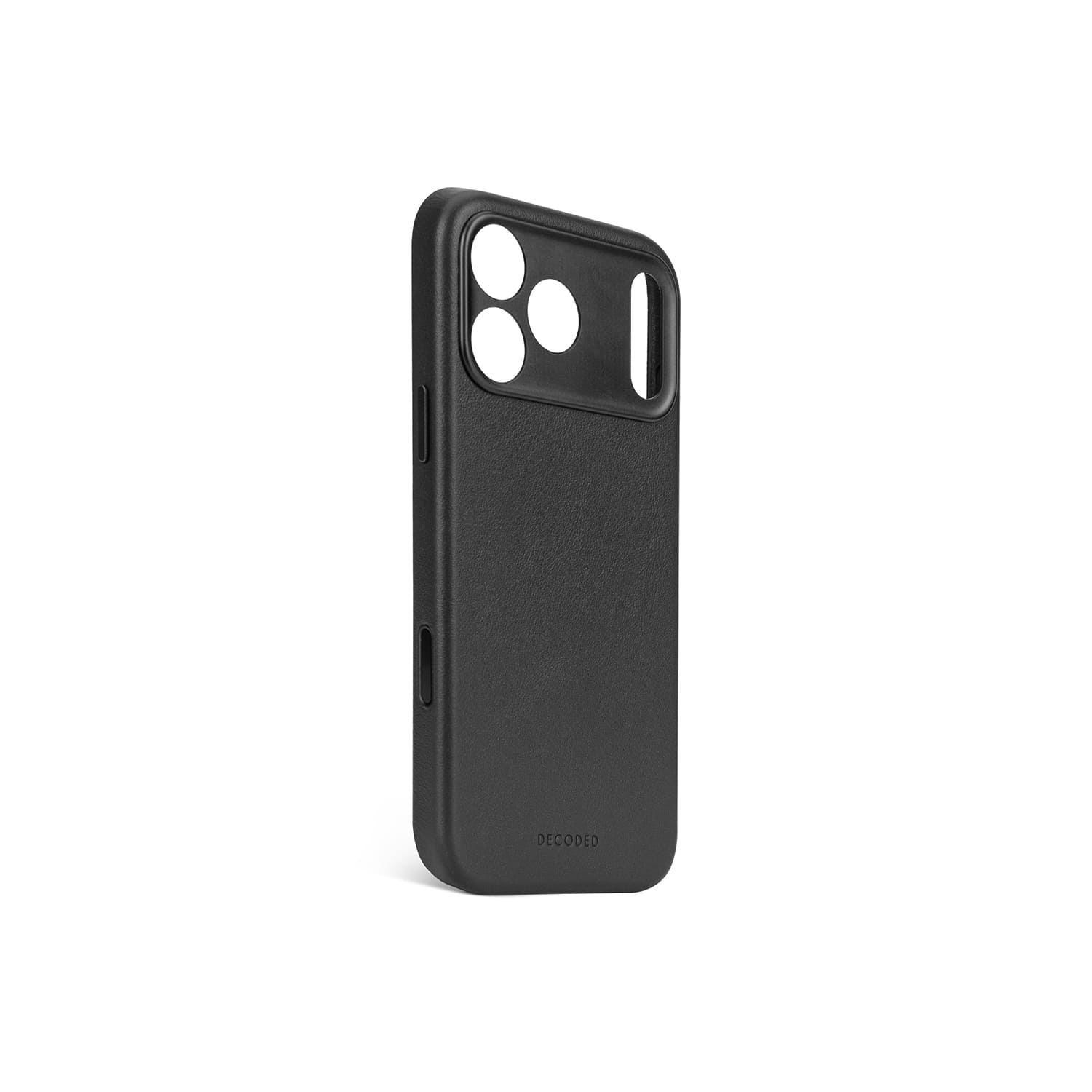 Decoded Leather Backcover Etui skórzane do iPhone 17 Pro kompatybilna z MagSafe - Czarne