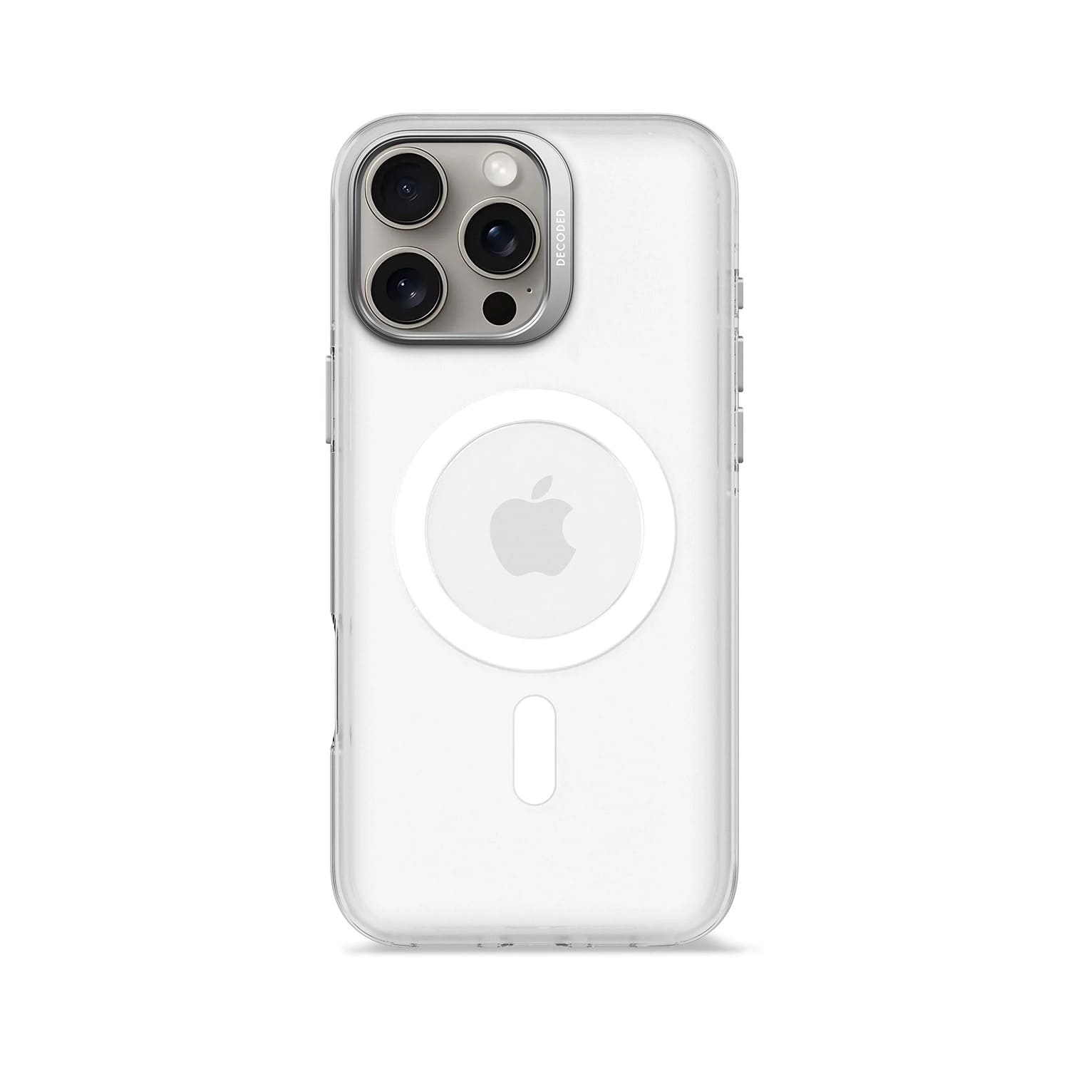 Decoded Recycled Plastic Transparent Backcover Etui do iPhone 16 Pro Max - Przezroczyste (Frosted White) Decoded Recycled Plastic Transparent Backcover Etui do iPhone 16 Pro Max - Przezroczyste (Frosted White)