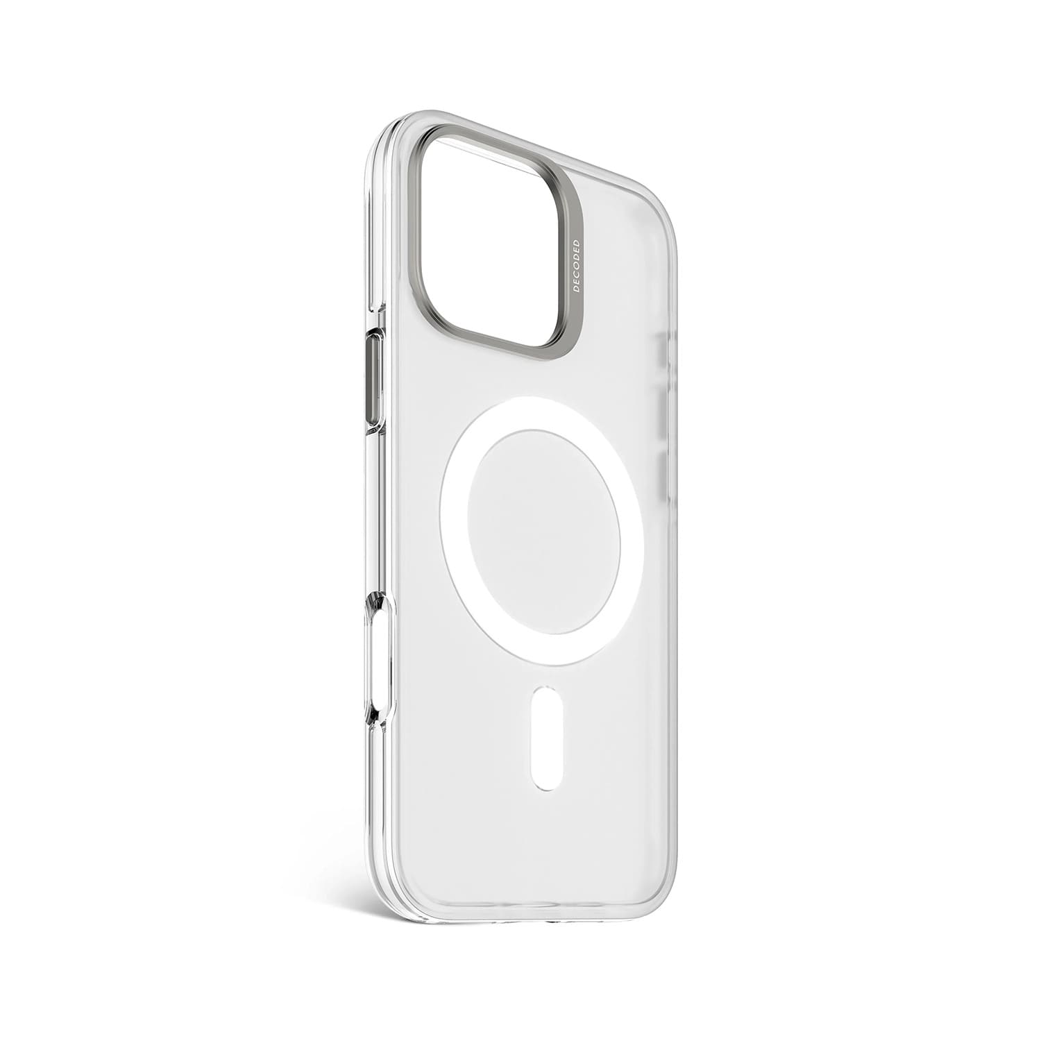 Decoded Recycled Plastic Transparent Backcover Etui do iPhone 16 Pro Max - Przezroczyste (Frosted White) Decoded Recycled Plastic Transparent Backcover Etui do iPhone 16 Pro Max - Przezroczyste (Frosted White)