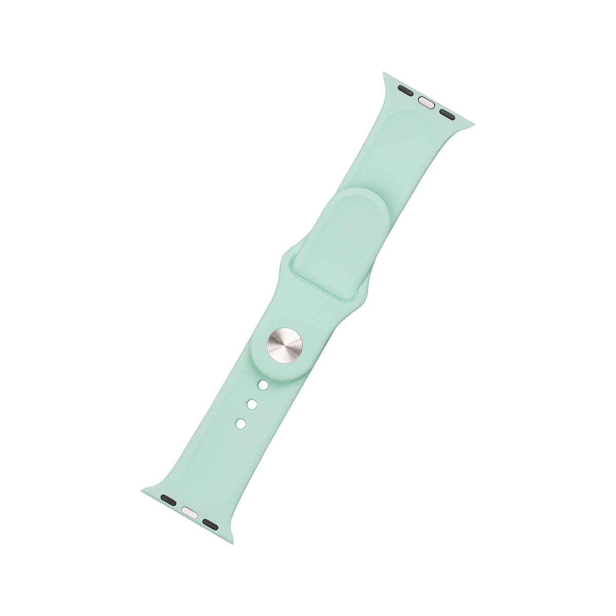 Fixed Silikonowy pasek do Apple Watch 42/44/45mm - Jasno zielony 