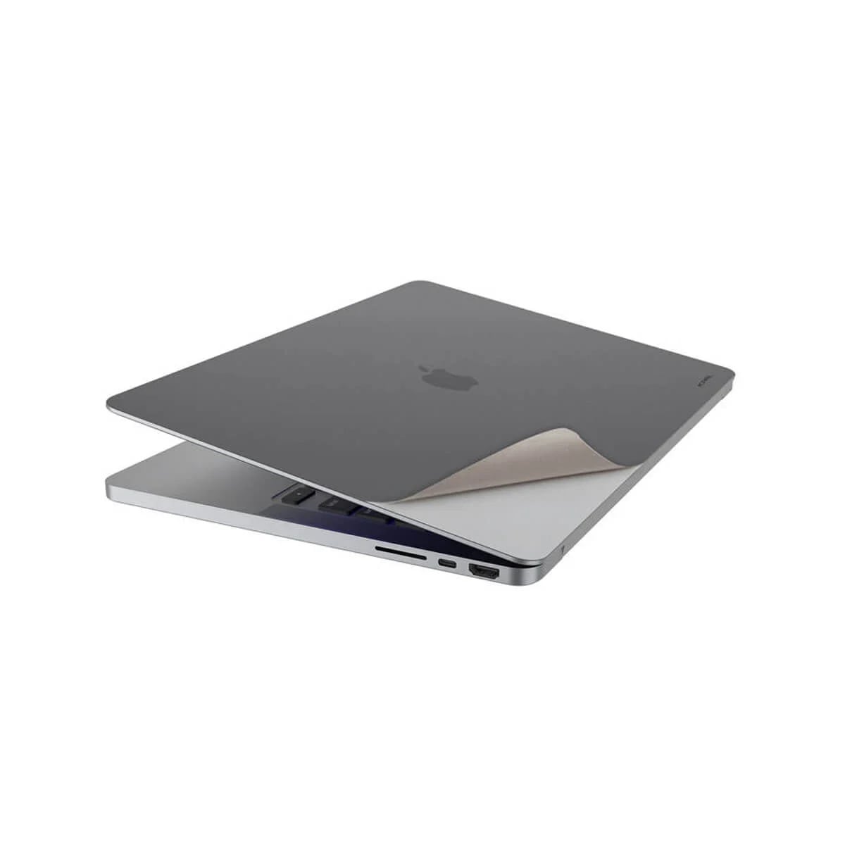 JCPal MacGuard Folia ochronna do MacBook Pro 14 (góra + dół) - Space Gray (Gwiezdna Szarość)