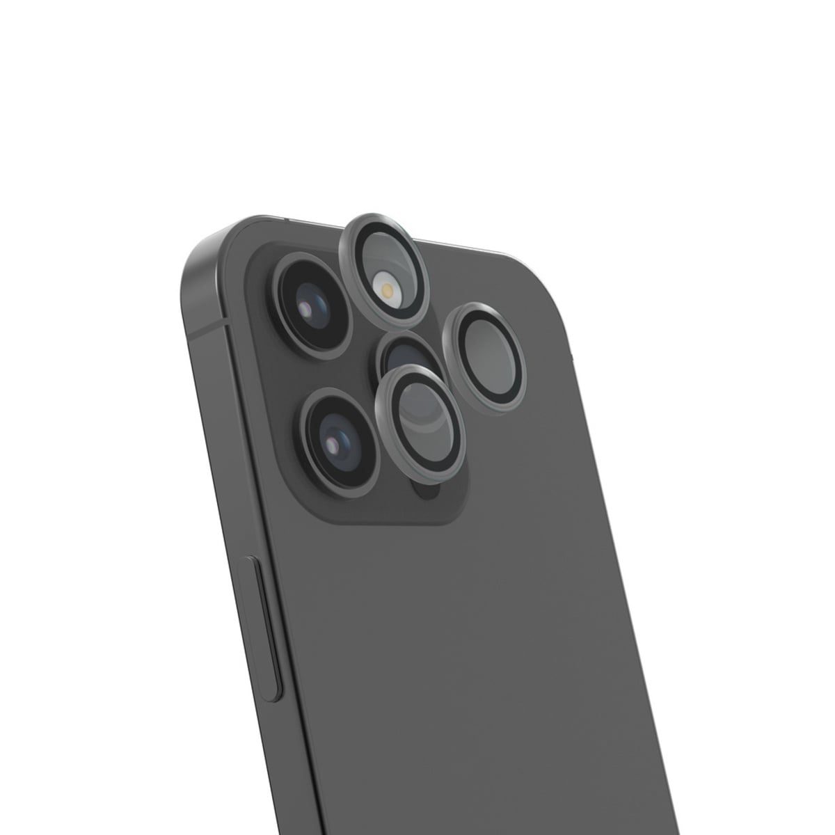 JCPal Preserver Camera Lens Szkło ochronne na aparat do iPhone 15 Pro Max - Szare