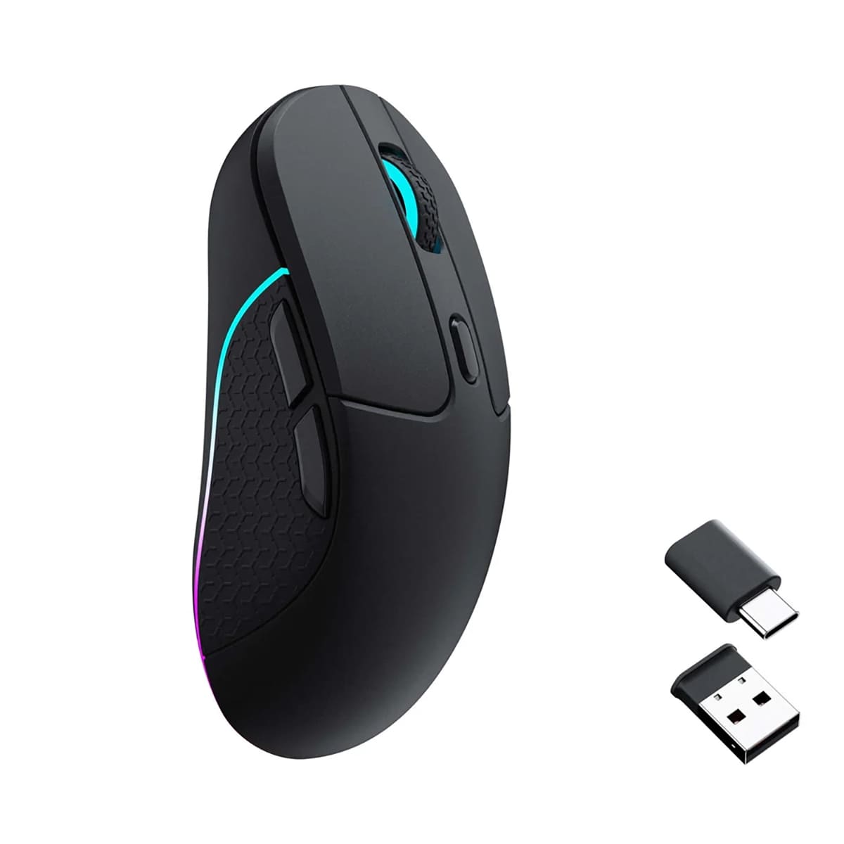 Keychron M3 bezprzewodowa mysz 1000Hz RGB - Czarna (Black) Keychron M3 bezprzewodowa mysz 1000Hz RGB - Czarna (Black)