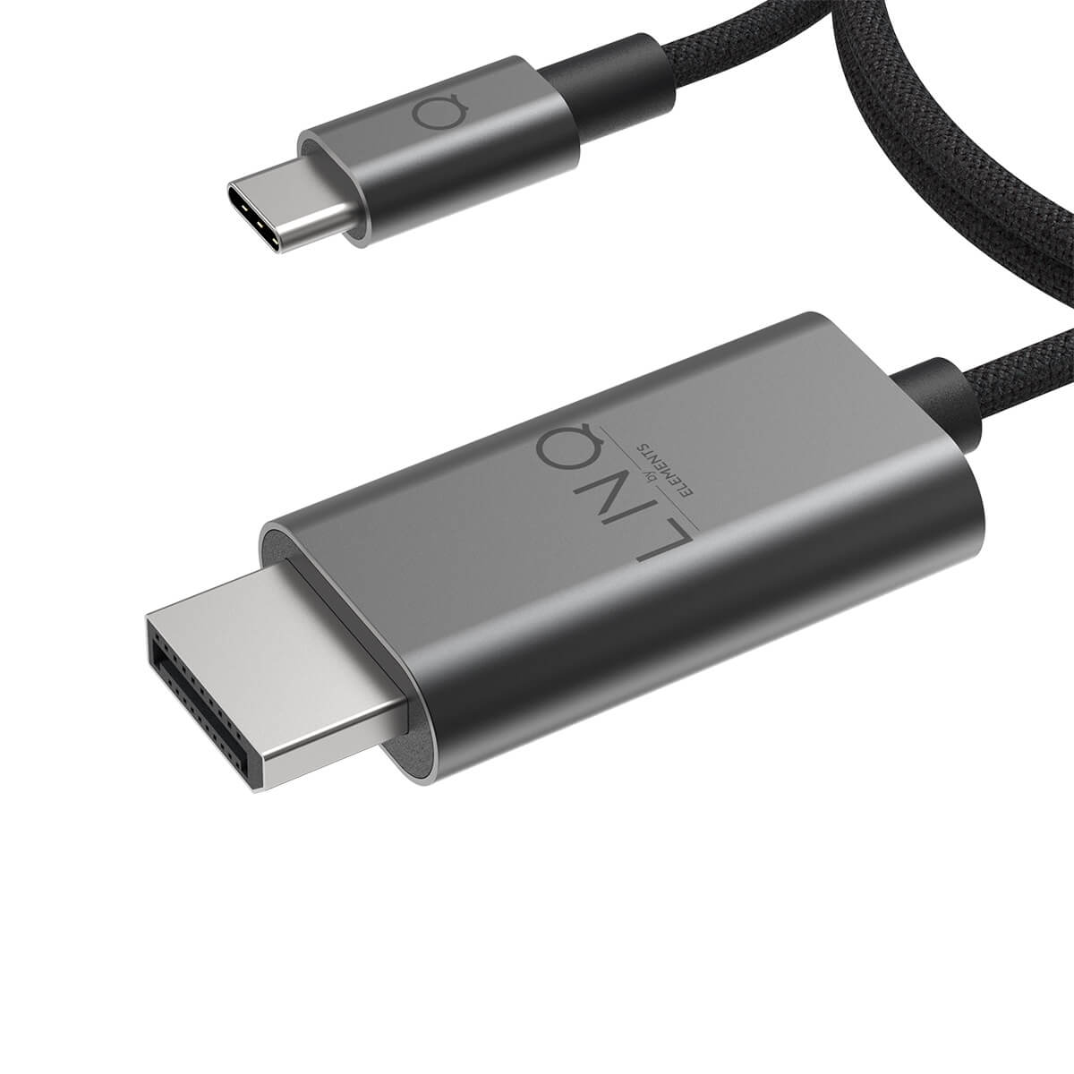 LINQ - 8K/60Hz Pro Kabel USB-C DisplayPort 2m - Space Gray LINQ - 8K/60Hz Pro Kabel USB-C DisplayPort 2m - Space Gray