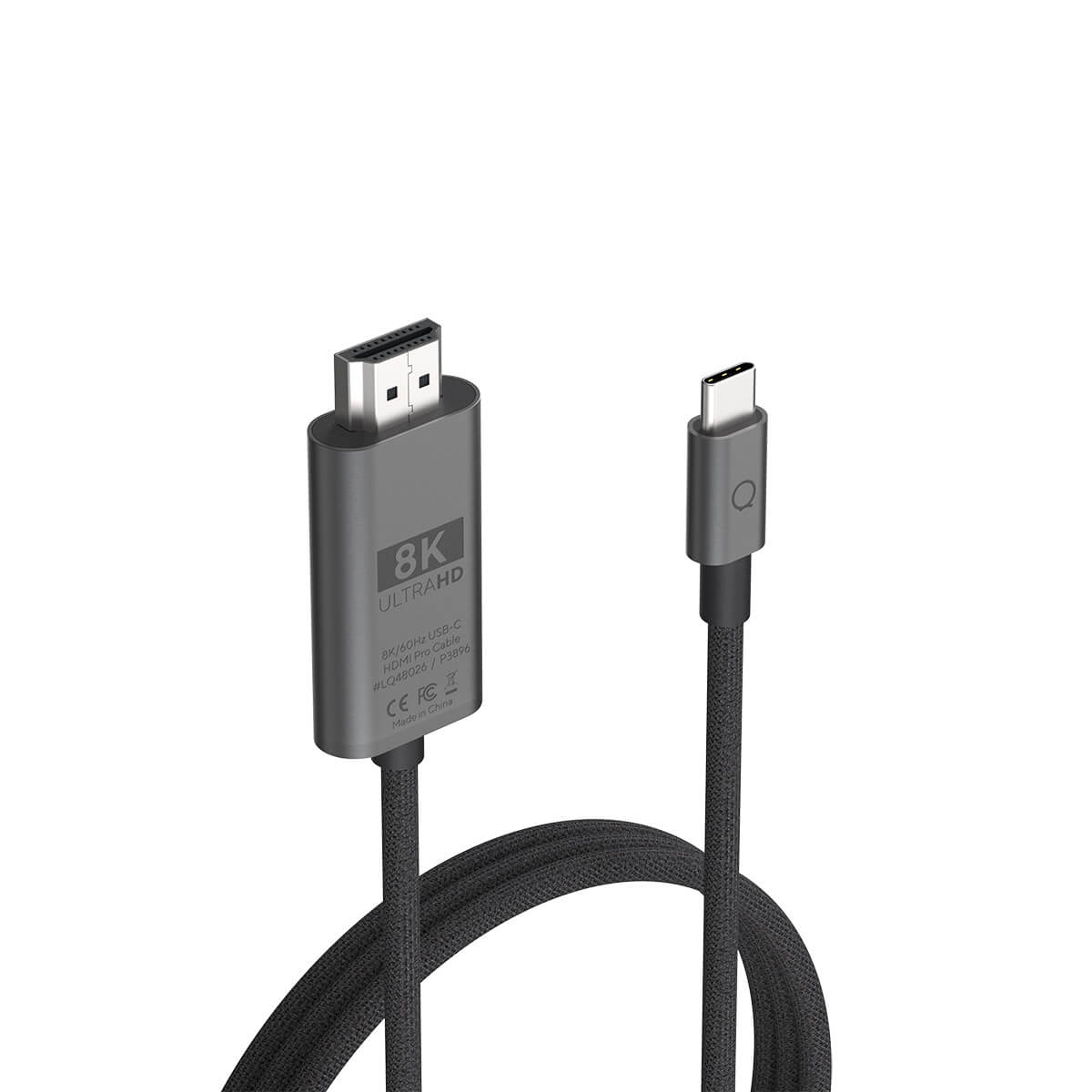 LINQ - 8K/60Hz Pro Kabel USB-C na HDMI 2m - Space Gray