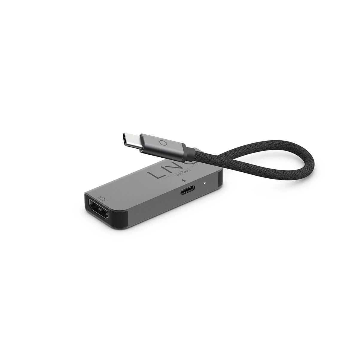 LINQ - HUB 2in1 USB-C HDMI - Space Gray