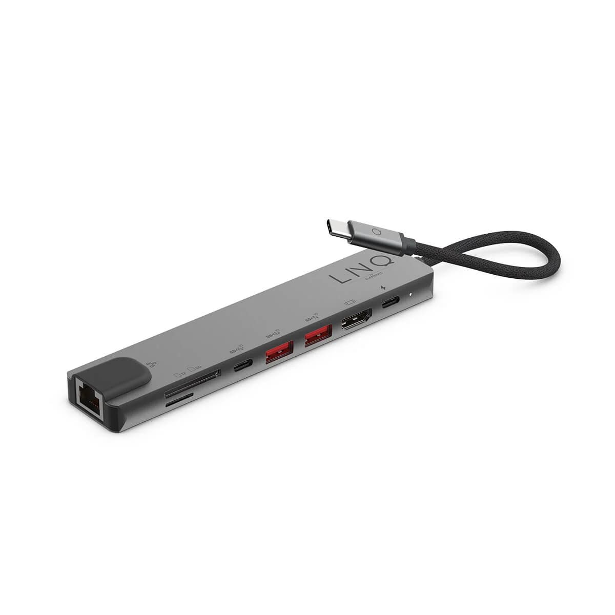 Linq - Hub 8 in 1 USB- C - Space Gray Linq - Hub 8 in 1 USB- C - Space Gray