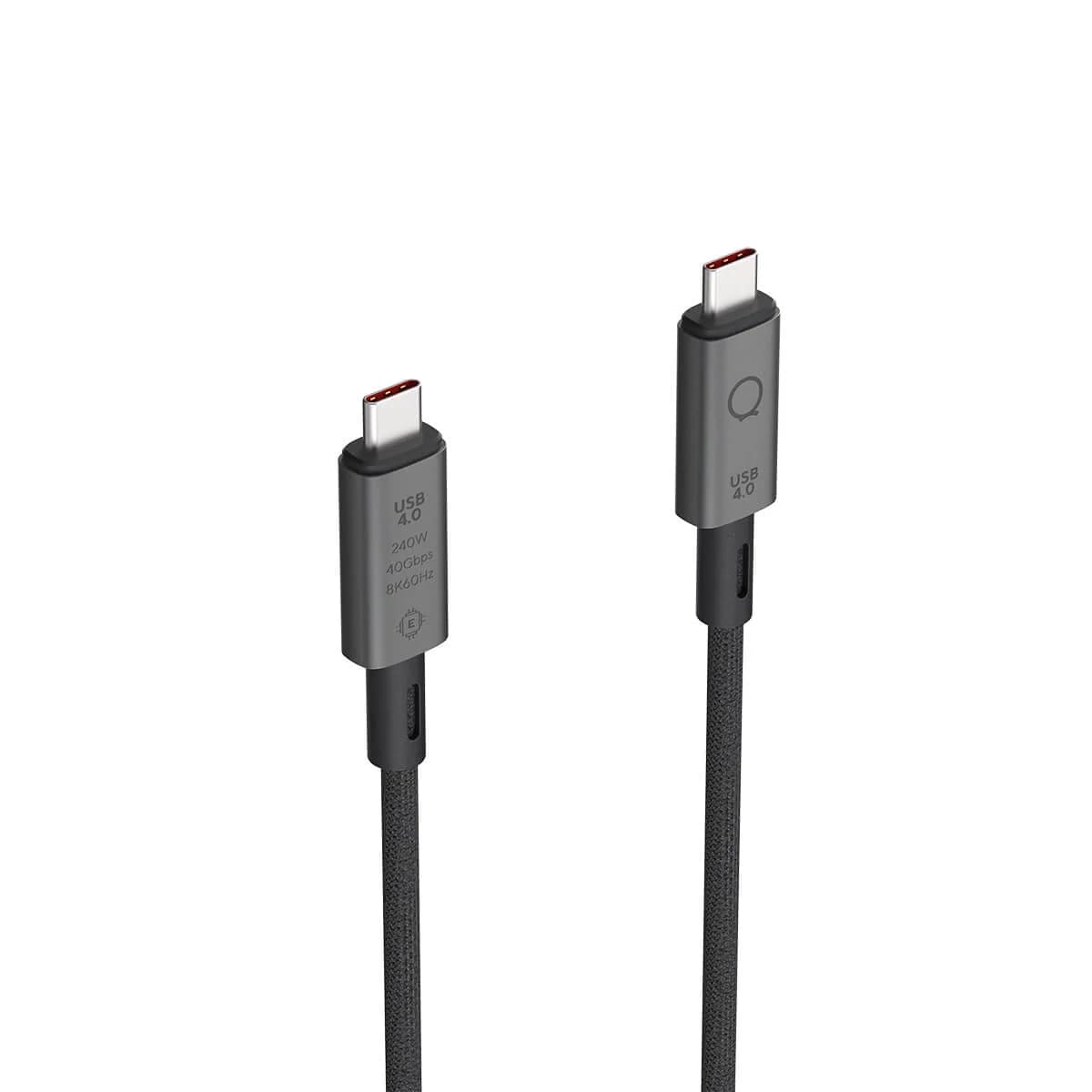 LINQ - USB4 Pro Kabel USB-C na USB-C 0,3m - Space Gray