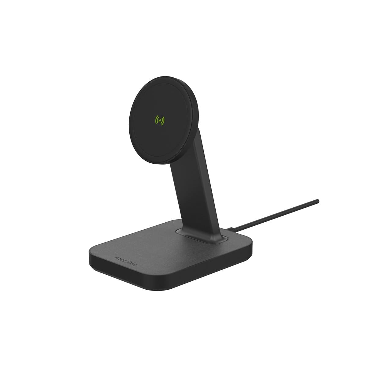 Mophie Snap+ Stojąca ładowarka bezprzewodowa kompatybilna z MagSafe - Czarna