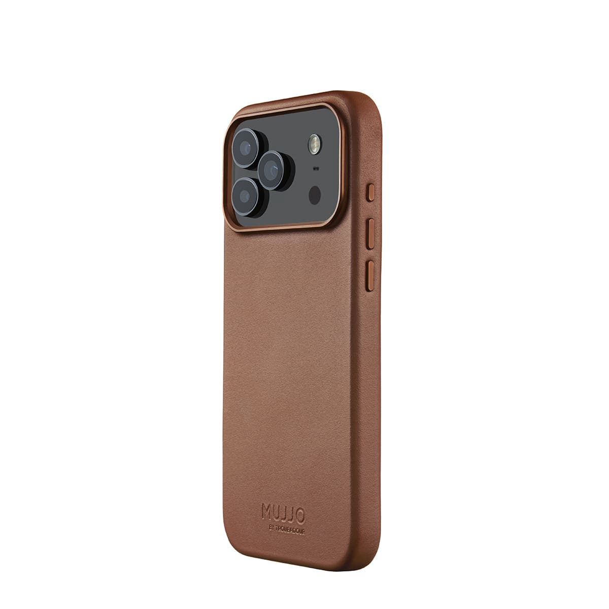 Mujjo Leather Case Etui skórzane do iPhone 17 Pro Max kompatybilne z MagSafe - Brązowe