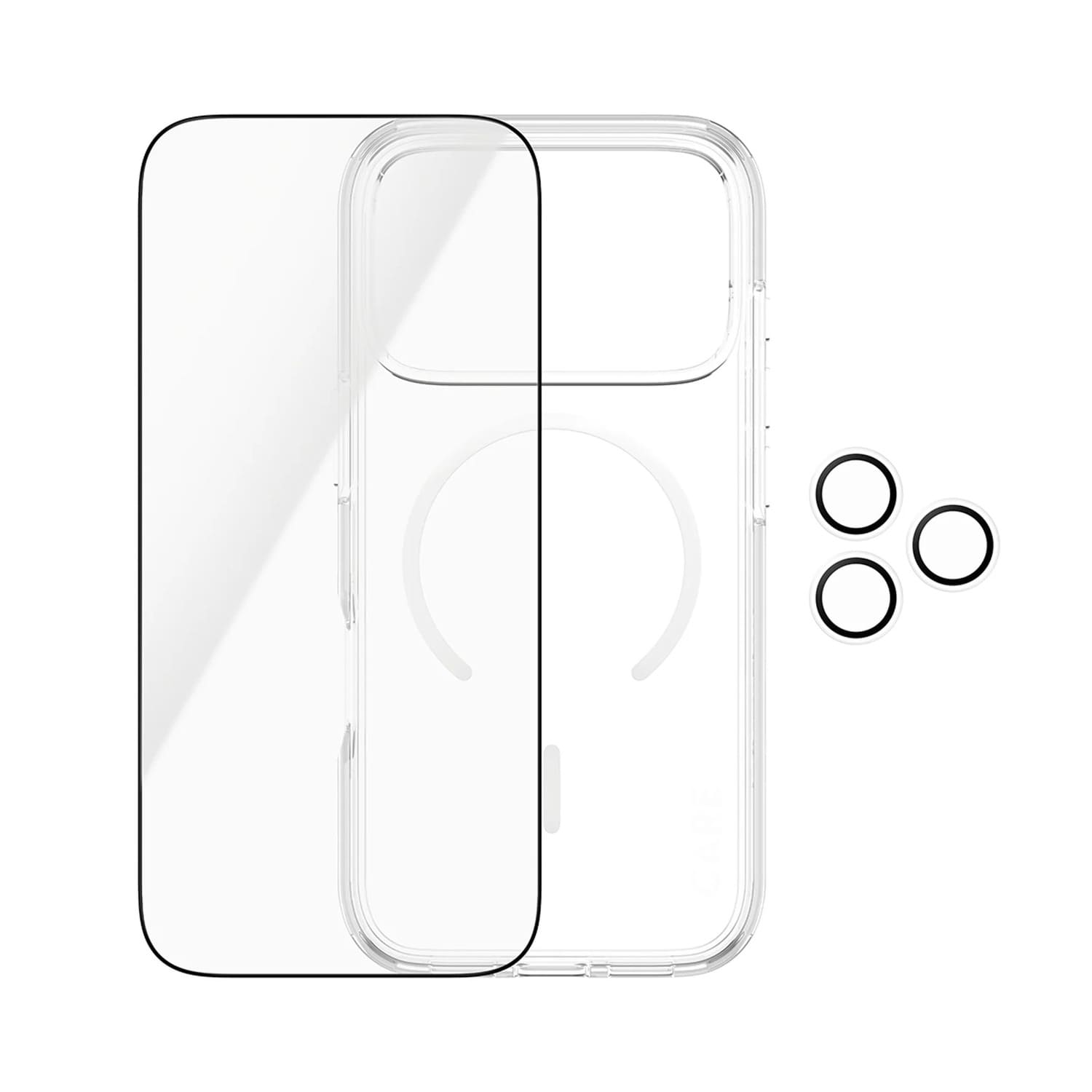 PanzerGlass Explorer Zestaw 3w1 Szkło ochronne + szkło na obiektyw + CARE by PanzerGlass Urban Combat etui do iPhone 18 Pro - Przezroczyste PanzerGlass Explorer Zestaw 3w1 Szkło ochronne + szkło na obiektyw + CARE by PanzerGlass Urban Combat etui do iPhone 18 Pro - Przezroczyste