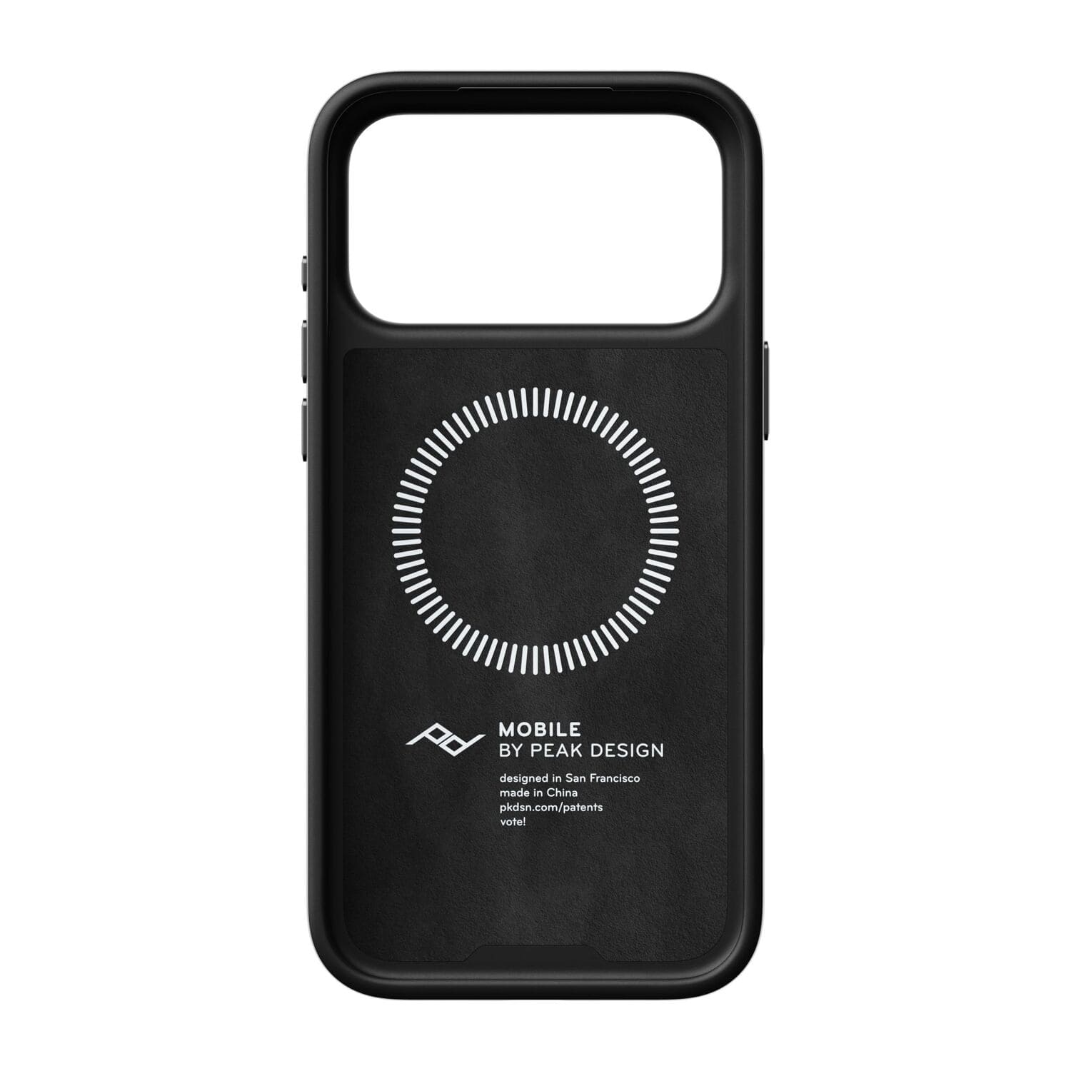 Peak Design Mobile Everyday Clarino Loop Etui do iPhone 18 Pro/iPhone 17 Pro z systemem SlimLink - Czarne Peak Design Mobile Everyday Clarino Loop Etui do iPhone 18 Pro/iPhone 17 Pro z systemem SlimLink - Czarne